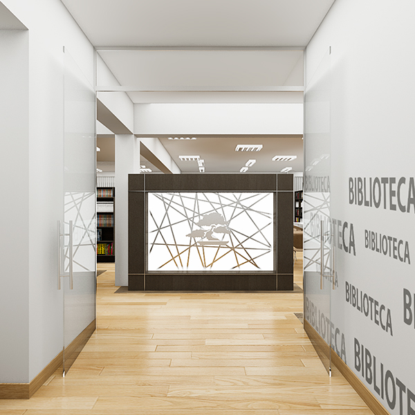 Proyecto educacional Colegio La Unión. Área de biblioteca